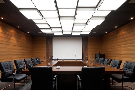 Modern conference room - light design