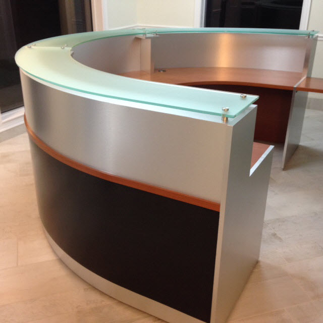 Saint Augustine Modern Reception Desk - Compliance Matters