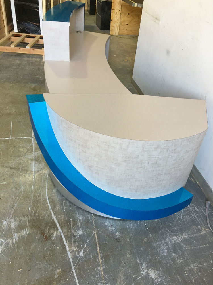 Alexandria modern reception desk