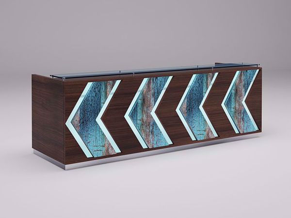 Columbia Modern Reception Desk